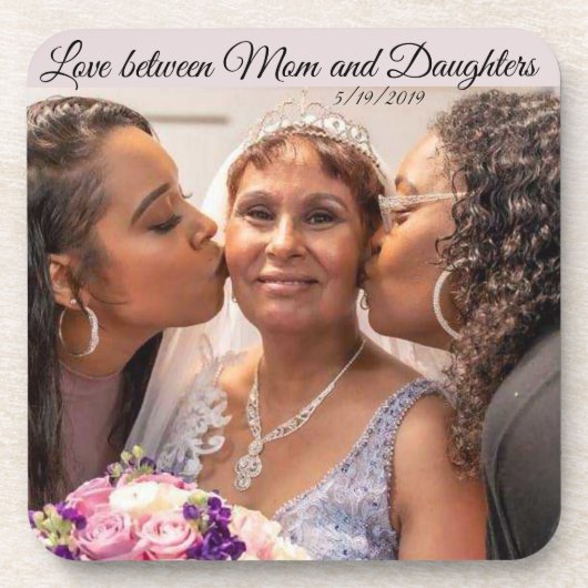 De heer en mevrouw Philip R Newby Beverage Coaster Bier Onderzetter (Voorkant)