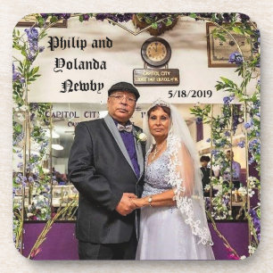De heer en mevrouw Philip R NewbyBeverage Onder Bier Onderzetter