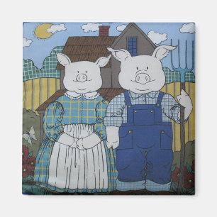 De heer en mevrouw Pig Magneet