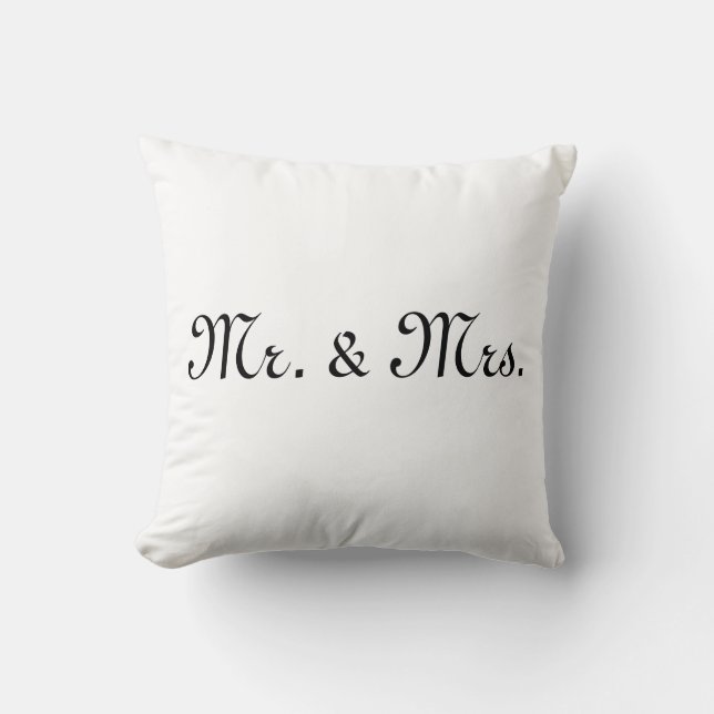 De heer en mevrouw Pillow Kussen (Voorkant)
