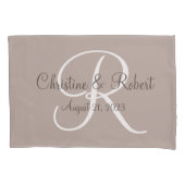 De heer en mevrouw Pillowcases Kussensloop (Voorkant-Links)