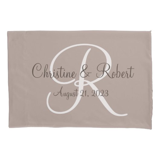 De heer en mevrouw Pillowcases Kussensloop (Voorkant-Links)