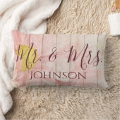 De heer en mevrouw Pink Floral Kussen (Deken)