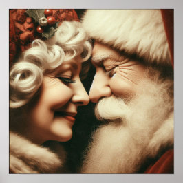 De heer en mevrouw Santa Claus Poster