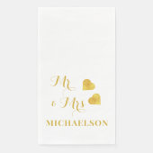 De heer en mevrouw servet (Voorkant)