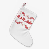 De heer en mevrouw Sheffey Kleine Kerstsok (Voorkant (Hangend))
