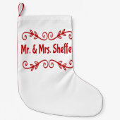 De heer en mevrouw Sheffey Kleine Kerstsok (Voorkant)
