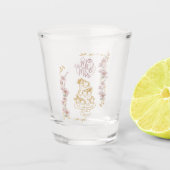 de heer en mevrouw shot glas (Voorkant)