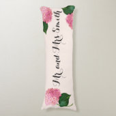 De heer en mevrouw Smith Custom Body Pillow Lichaamskussen (Voorkant Verticaal)