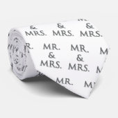 De heer en mevrouw stropdas (Opgerold)