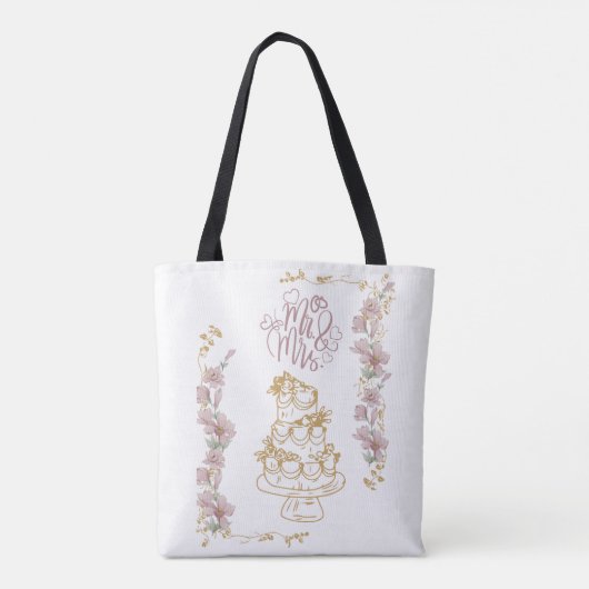 de heer en mevrouw tote bag (Achterkant)