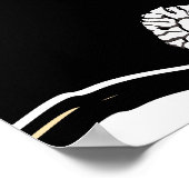 de heer en mevrouw Turquoise hebben in het Poster  (Hoek)