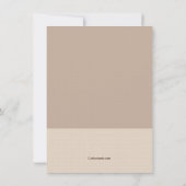 De heer en mevrouw Utensils Dinner Party Invitatio Kaart (Achterkant)