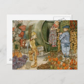 de heer en mevrouw Vinegar en het Engelse verhaal Briefkaart (Voorkant / Achterkant)