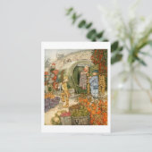 De heer en mevrouw Vinegar thuis Briefkaart (Staand voorkant)