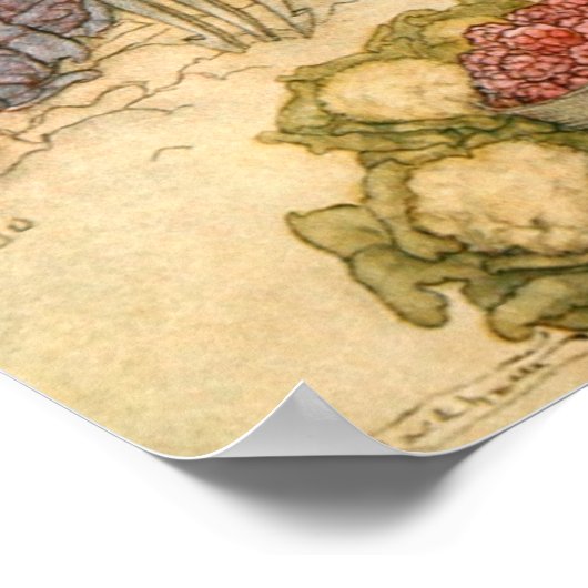 De heer en mevrouw Vinegar thuis Poster (Hoek)