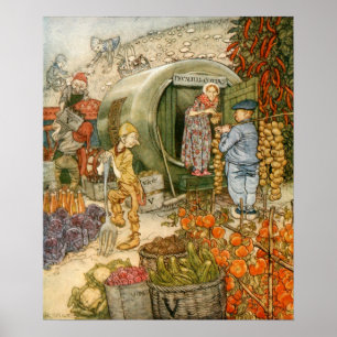 De heer en mevrouw Vinegar thuis Poster