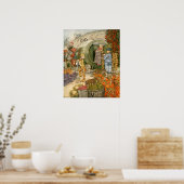 De heer en mevrouw Vinegar thuis Poster (Keuken)