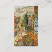 De heer en mevrouw Vinegar thuis Visitekaartje (Achterkant)