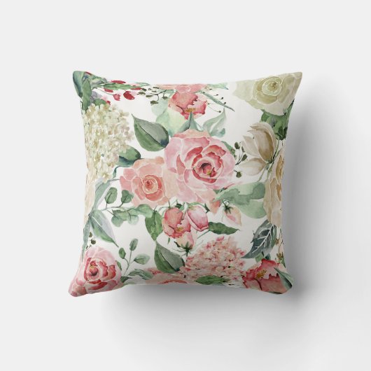 De heer en mevrouw Wedding Keepomwille Waterverf R Kussen (Achterkant)