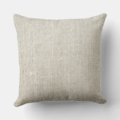 De heer en mevrouw Wedding Linen Burlap Sierkussen (Achterkant)