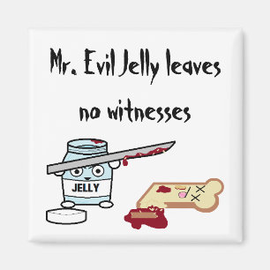 de heer Evil Jelly Magneet