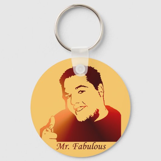 de heer Fabulous Sleutelhanger (Voorkant)
