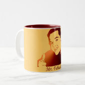 de heer Fabulous Tweekleurige Koffiemok (Voorkant links)