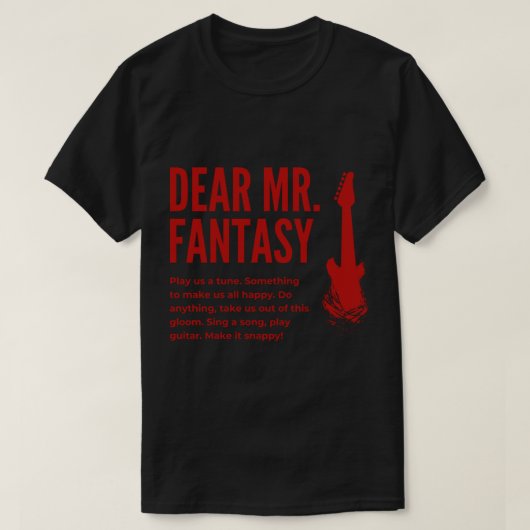 de heer Fantasy Classic T-Shirt (Design voorkant)