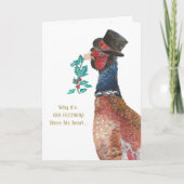 De heer Fezziwig Kerstmis Kaarten (Voorkant)