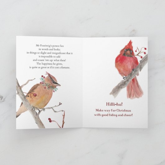 De heer Fezziwig Kerstmis Kaarten (Binnen)