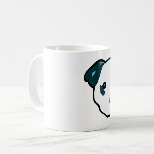 de heer Fig Newton koffiecretie mok (Voorkant links)