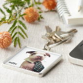 De heer Fig Newton Sleutelhanger (Zijkant)