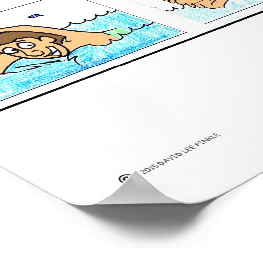 de heer Fitz: Wees leerbaar 1 - Zwemmen Poster (Hoek)