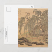 de heer Five Willow Wuliu Tao Yuanming door Hongsh Briefkaart (Voorkant / Achterkant)