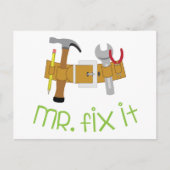 de heer Fix it Briefkaart (Voorkant)