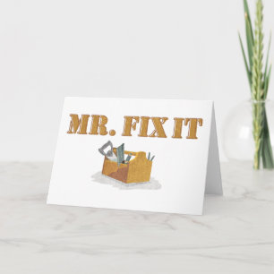 de heer Fix-it Card Kaart