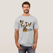 de heer Fix It Chainzaag T-shirt (Voorkant volledig)