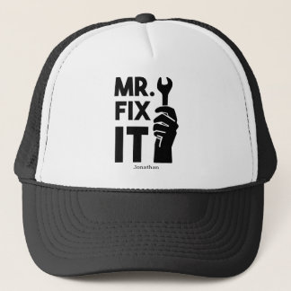 de heer Fix it Handyman gepersonaliseerd Trucker Pet