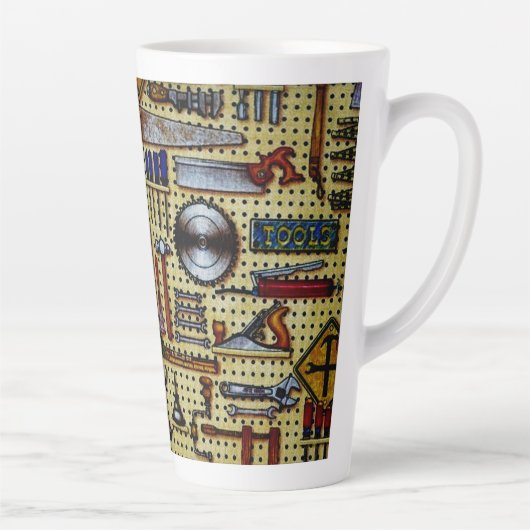 de heer Fix it Handyman Latte Mok (Rechts)