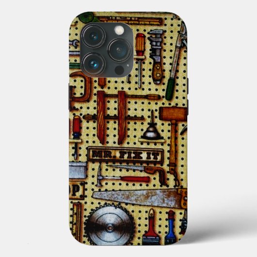 de heer Fix it Handyman Tools Case-Mate iPhone Case (Achterkant)
