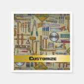 de heer Fix it Handyman Tools Napkins Servet (Voorkant)