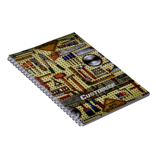 de heer Fix it Handyman Tools Notitieboek (Rechterzijde)