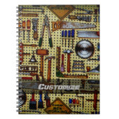 de heer Fix it Handyman Tools Notitieboek (Voorkant)