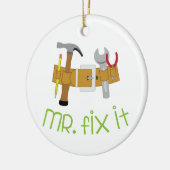 de heer Fix it Keramisch Ornament (Links)
