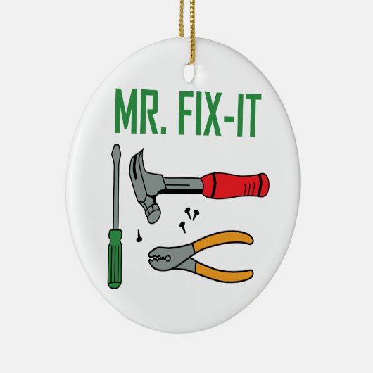 de heer Fix it Keramisch Ornament (Rechts)