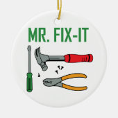 de heer Fix it Keramisch Ornament (Voorkant)