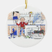 de heer Fix it Keramisch Ornament (Voorkant)