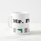 de heer Fix it Koffiemok (Voorkant links)