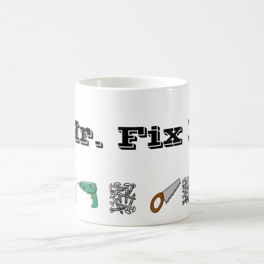 de heer Fix it Koffiemok (Center)
